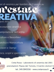 Un'estate creativa a Vasto. Laboratori di ceramica per bambini con Creta Rossa. 